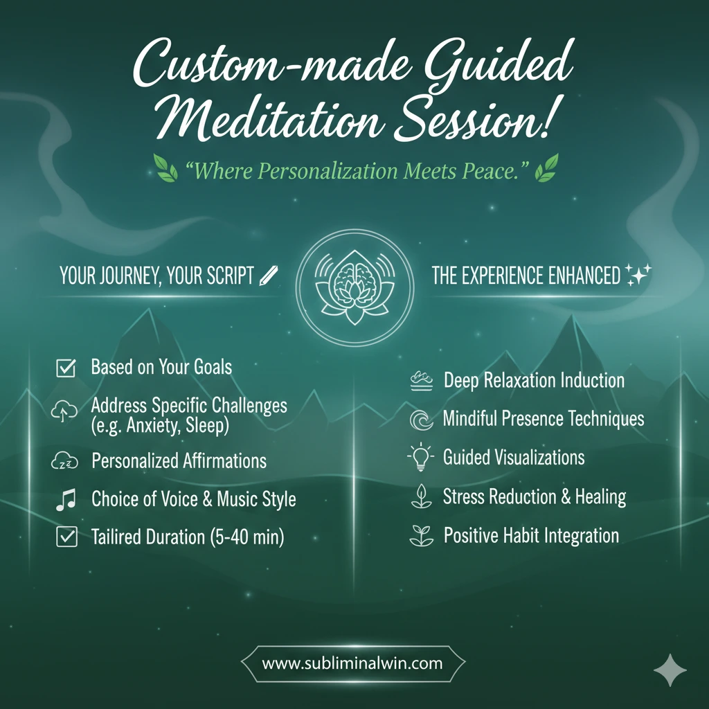 Custom guided meditation Custom-made Guided Meditation Session! - Image 1