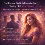 Subliminal To Build Irresistible Flirting Skill (For Women)