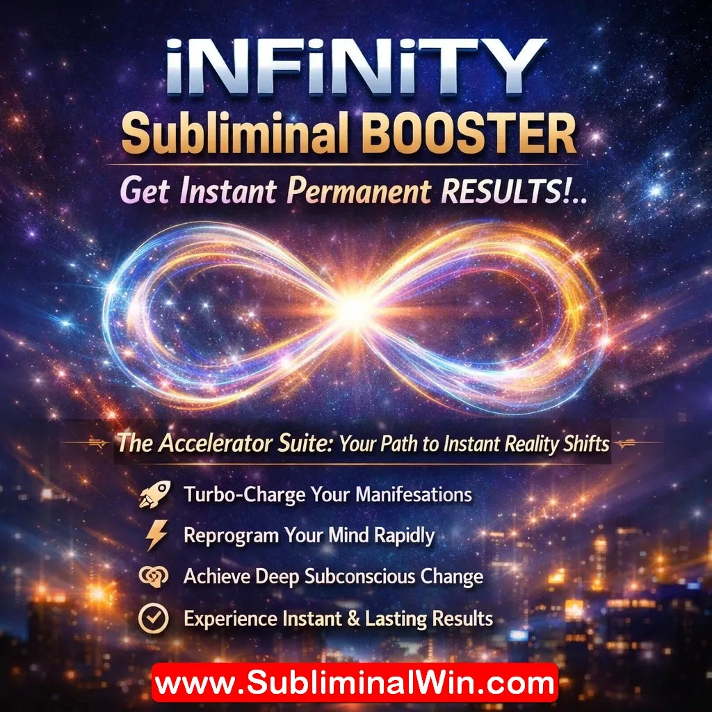 SubliminaliNFiNiTYBOOSTER iNFiNiTY Subliminal BOOSTER >> Get Instant Permanent RESULTS! - Image 1