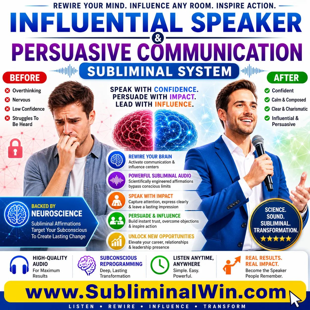influential-speaker-subliminal Influential Speaker & Persuasive Communication Subliminal System™ - Image 1